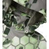Dětská nepromokavá bunda zelená reimatec Lappohja pro kluka tenká podlepené švy reflexní prvky odepínací kapuce 521677 8921 d