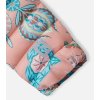 Dívčí bunda vesta růžová s designovým potiskem lehká zateplená bunda pro holku na jaro a podzim reflexní prvky Avek-Rose blush bunda Remia Finsko 531510B 1121 9a
