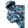 Designová dětská bunda vesta modrá zateplená jarní bunda podzimní lehká unisex kluk holka Veke-Navy Reima finsý design  531511B 6981 d