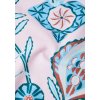 Dívčí značkové tepláky růžové s barevným potiskem bio bavlna finský design Reima 536735 4016 c