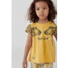 Dívčí souprava tričko a krátké legíny šortky kraťasy medové holčička Boboli Zebra žlutá holčička Boboli bavlna 214052 214063 modelka 2