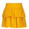 Dívčí sukně s volánky a žabkovým pasem žlutá viskóza sukně léto holka holand B-Nosy Y202 5723 516 b