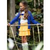 Dívčí sukně s volánky a žabkovým pasem žlutá viskóza sukně léto holka holand B-Nosy Y202 5423 012 modelka 2