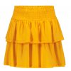 Dívčí sukně s volánky a žabkovým pasem žlutá viskóza sukně léto holka holand B-Nosy Y202 5723 516 a
