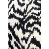 Dívčí top černobílá bavlna s výšivkou zebra tričko pro holku krátký rukáv stříškový design holand B-Nosy YY202 5483 045 c