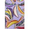 Dívčí šaty s volánky barevné Banana art print fialové šaty na léto pro holku B-Nosy Y202 5880 620 b