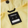 Dětská bunda žlutá s puntíky reimatec Banana lehká bunda pro děti holky zip stažený pas reflex prvky nepromokavá žlutá pláštěnka s barevnými puntíky Reima 521634A 2093 f
