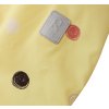 Dětská bunda žlutá s puntíky reimatec Banana lehká bunda pro děti holky zip stažený pas reflex prvky nepromokavá žlutá pláštěnka s barevnými puntíky Reima 521634A 2093 f