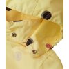 Dětská bunda žlutá s puntíky reimatec Banana lehká bunda pro děti holky zip stažený pas reflex prvky nepromokavá žlutá pláštěnka s barevnými puntíky Reima  521634A 2093 c