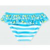Dívčí plavky kalhotky modrobíle pruhované s taštičkou kytičky plavky pro holčičku Boboli holka dětské 8040139861 b