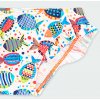 Dívčí plavky kalhotky barevné rybičky s taštičkou plavky pro holčičku s volánky Boboli holka 8041039858 c