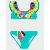 Dívčí plavky bikiny zelené Kolibřík barevné plavky pro holčičku Boboli 8243414573 a