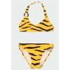 Dívčí plavky bikiny Tygřice dvoudílné plavky pro holku černé žluté Boboli holka 8244429729 a