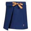 Dívčí sukně s extra panelem modrá zavazovací sukně holka pružná na gumu B-nosy Y202 5732 114 a