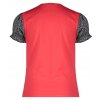 Dívčí tričko s balónovými rukávy červené/gepardí tričko letní krátký rukáv bavlna top holka NoNo N202 5402 243 b