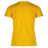 Dívčí tričko žluté s barevnými výšivkami bavlna sluníčko top pro holku nabíraný krátký rukáv zdobné holand NoNo léto N202 5401 507 b