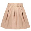 Dívčí sukně béžová imitace kůže elegantní krátká sukně pro holku zlatá nit holandská móda Nono N202 5702 424 b