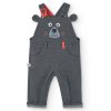 Kojenecký set s lacly šedo-bílý Méďa tepláčky s lacly miminko chlapeček tmavé tepláčky Boboli 1491059457 e