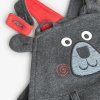 Kojenecký set s lacly šedo-bílý Méďa tepláčky s lacly miminko chlapeček tmavé tepláčky Boboli 1491059457 g