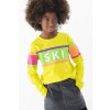 Dívčí sukně zimní prošívaná šedá tmavá sukně teplá sukně na zip zima holka Boboli 4190828116 modelka SKI