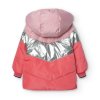 Dívčí bunda zimní oboustranná růžová Shine stříbrná lehká zimní bunda pro holku Boboli 2192043854 e
