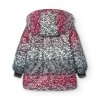 Dívčí bunda zimní oboustranná růžová Shine stříbrná lehká zimní bunda pro holku Boboli 2192043854 f