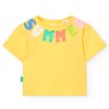 Dívčí tričko žluté Summer tričko s krátkým rukávem pro holku léto 100% bavlna Boboli 2111161212 a