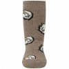 Dětské ponožky s protiskluzem šedé-khaki Orel ponožky pro kluka měkké bačkory Ewers 221316 3800 c