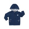 Kojenecká mikina modrá 100% bavlna mikinka na zip s kapucí Velryba Jacky 2 912310 0 3500 a