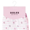 Kojenecký set body a polodupačky růžové Měsíček (4 ks) růžový set pro holčičku miminko 100% bavlna růžové tepláčky 6371205 0 9940 b