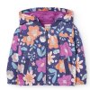 Dívčí mikina na zip odepínací kapuce fialová růžová kytičky teplá mikina holka Boboli 2221529753 a