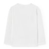 Dívčí tričko s dlouhým rukávem bílé srdíčko kresba kočka bavlna Boboli 4220081111 b