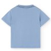 Chlapecké tričko světle modré hravý mrož 100% bavlna tričko krátký rukáv Boboli 3021848140 b