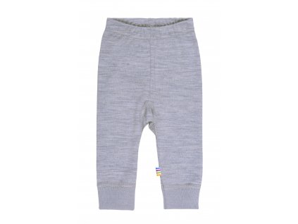 Dvouvrstvé kalhoty merino/ bio bavlna šedé