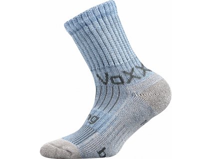 Dětské bambusové ponožky Voxx Bomberik zesílené -světle modrá