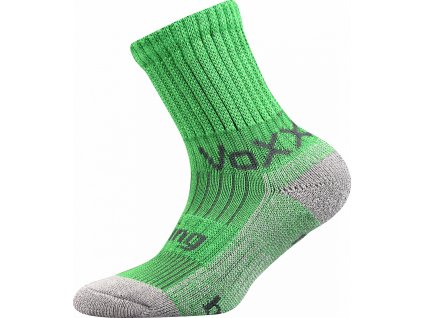 Dětské bambusové ponožky Voxx Bomberik zesílené -zelená