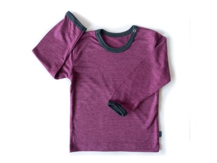 shirt zwetschke merinowolle seide biogots 100 bio wolle seide tencel original von gluckskind hoher uv schutz 881957