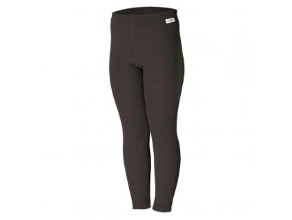 Merino legíny dětské Lasting SOVA - černá