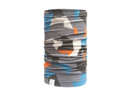Sensor tube merino impress Šátek multifunkční modrá/camo