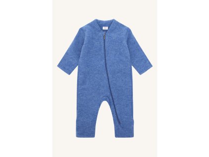 Zimní overal merino fleece jeden zip bez kapuce Hust and Claire - jeans