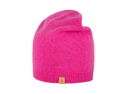 Merino čepice s kašmírem beanie Pure Pure - růžová