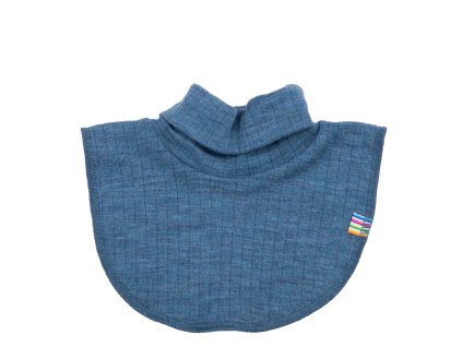 Merino nákrčník Joha basic jeansově modrý