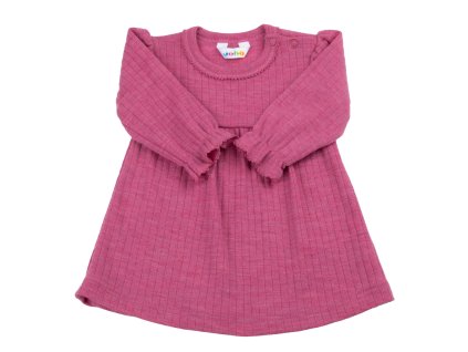 Šaty merino JOHA sv.fuchsia