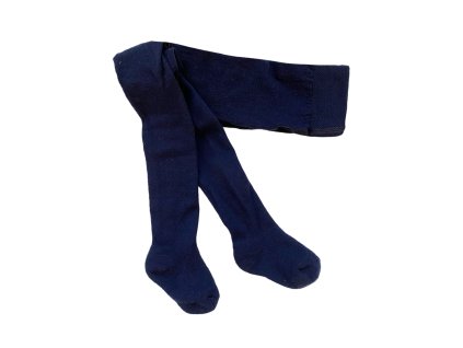 Protiskluzové merino punčocháče GoBabyGo - midnight blue