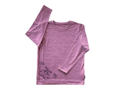 shirt rose schmetterling merinowolle seide biogots 100 bio wolle seide tencel original von gluckskind hoher uv schutz 264785