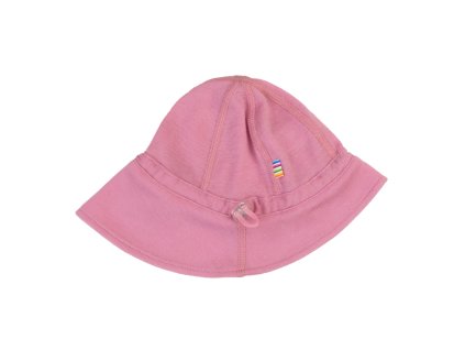 Letní merino klobouček JOHA - sladce růžová