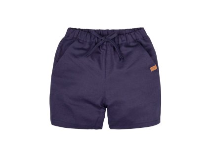 Šortky LEN/BAVLNA Pure - námořnická modrá