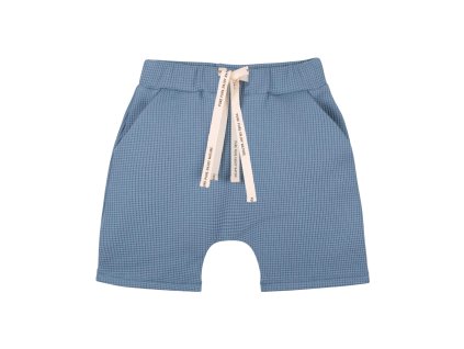 Šortky BIOBAVLNA vafle Pure - sv.modrá