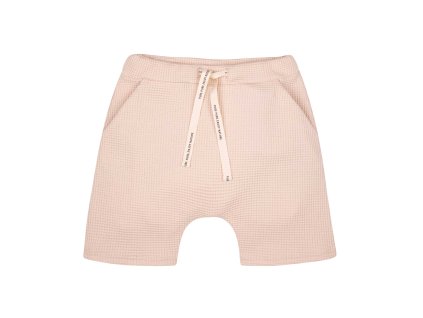 Šortky BIOBAVLNA vafle Pure - krémová