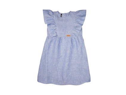 Lněné šaty Pure - nebesky modrá